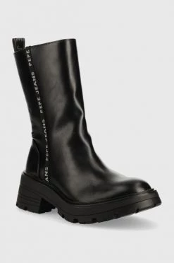 Μποτάκια Pepe Jeans Soda Bass W μαύρο -Pepe Jeans Sales Store unnamed file 4632