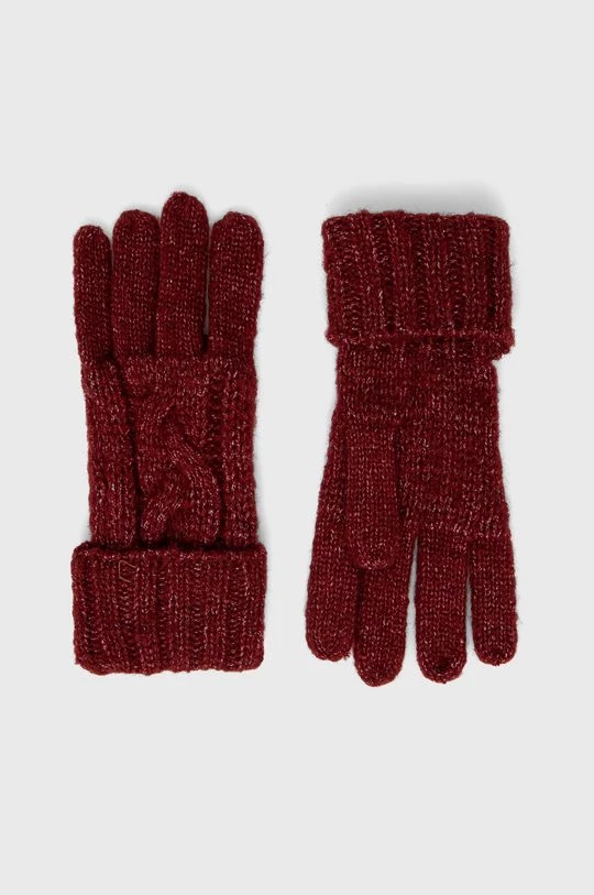 Γάντια Pepe Jeans κάστανο 3 Γάντια Pepe Jeans κάστανο