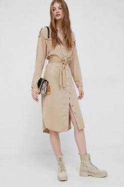 Φορέματα Φόρεμα Pepe Jeans μπεζ -Pepe Jeans Sales Store unnamed file 4661