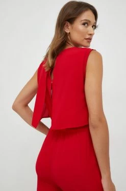 Ολόσωμες φόρμες Ολόσωμη φόρμα Pepe Jeans κόκκινο -Pepe Jeans Sales Store unnamed file 4677