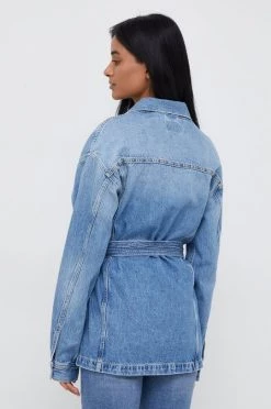 Κοντά μπουφάν Τζιν μπουφάν Pepe Jeans μπλε -Pepe Jeans Sales Store unnamed file 4686