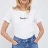 Κοντομάνικο Βαμβακερό μπλουζάκι Pepe Jeans άσπρο -Pepe Jeans Sales Store unnamed file 4748