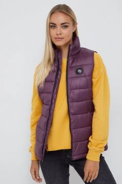 Γιλέκα Αμάνικο μπουφάν Pepe Jeans μοβ