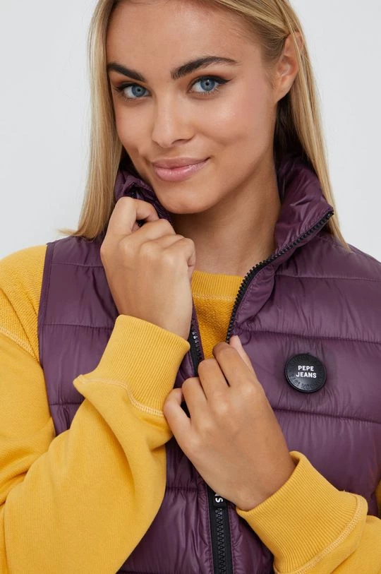 Γιλέκα Αμάνικο μπουφάν Pepe Jeans μοβ 6 Γιλέκα Αμάνικο μπουφάν Pepe Jeans μοβ - Image 4