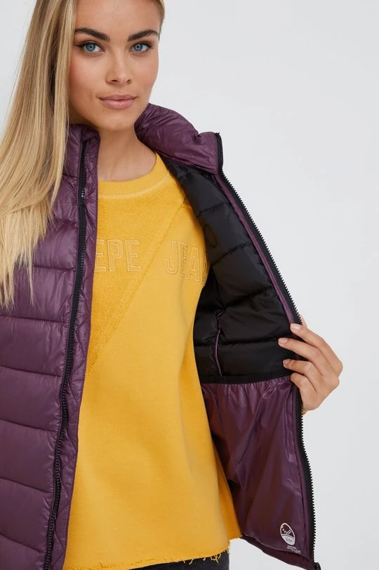 Γιλέκα Αμάνικο μπουφάν Pepe Jeans μοβ 8 Γιλέκα Αμάνικο μπουφάν Pepe Jeans μοβ - Image 6