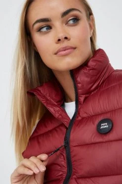 Γιλέκα Αμάνικο μπουφάν Pepe Jeans κόκκινο -Pepe Jeans Sales Store unnamed file 4778