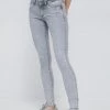 Slim και Skinny Τζιν παντελονι Pepe Jeans ανοιχτό γκρι