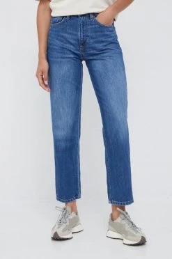 Relaxed Τζιν παντελονι Pepe Jeans σκούρο μπλε