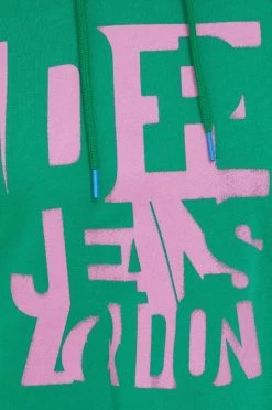 Χωρίς φερμουάρ Βαμβακερή μπλούζα Pepe Jeans χρώμα: πράσινο -Pepe Jeans Sales Store unnamed file 4821