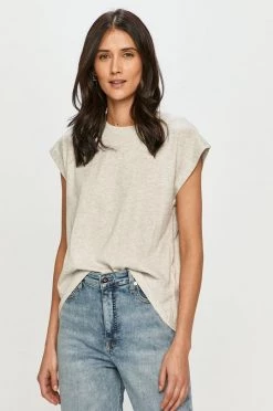 Κοντομάνικο Μπλουζάκι Pepe Jeans BLOOM γκρι