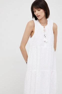 Φορέματα Βαμβακερό φόρεμα Pepe Jeans Nathan άσπρο 10 Φορέματα Βαμβακερό φόρεμα Pepe Jeans Nathan άσπρο -Pepe Jeans Sales Store unnamed file 4859