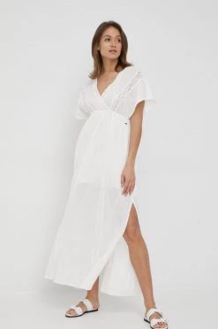 Φορέματα Βαμβακερό φόρεμα Pepe Jeans Kaia άσπρο