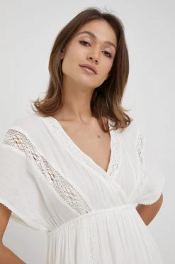 Φορέματα Βαμβακερό φόρεμα Pepe Jeans Kaia άσπρο -Pepe Jeans Sales Store unnamed file 4874