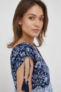 Φορέματα Βαμβακερό φόρεμα Pepe Jeans Marielle μπλε -Pepe Jeans Sales Store unnamed file 4879