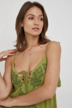 Φορέματα Βαμβακερό φόρεμα Pepe Jeans Lilou πράσινο -Pepe Jeans Sales Store unnamed file 4884