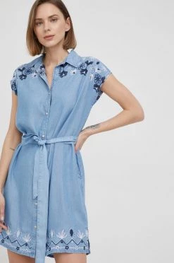 Φορέματα Φόρεμα Pepe Jeans Rio μπλε