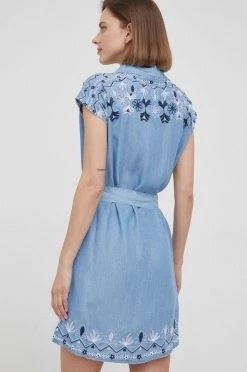 Φορέματα Φόρεμα Pepe Jeans Rio μπλε -Pepe Jeans Sales Store unnamed file 4888