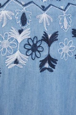 Φορέματα Φόρεμα Pepe Jeans Rio μπλε -Pepe Jeans Sales Store unnamed file 4891