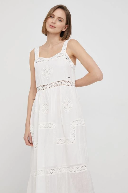 Φορέματα Φόρεμα Pepe Jeans Loyce άσπρο 5 Φορέματα Φόρεμα Pepe Jeans Loyce άσπρο - Image 3