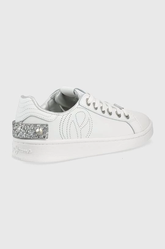 Sneakers Δερμάτινα αθλητικά παπούτσια Pepe Jeans Milton Glam άσπρο 4 Sneakers Δερμάτινα αθλητικά παπούτσια Pepe Jeans Milton Glam άσπρο - Image 2
