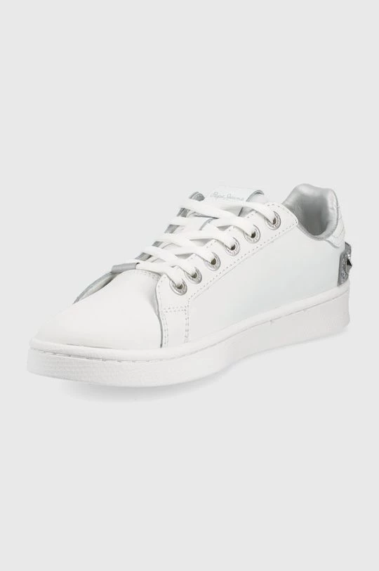 Sneakers Δερμάτινα αθλητικά παπούτσια Pepe Jeans Milton Glam άσπρο 5 Sneakers Δερμάτινα αθλητικά παπούτσια Pepe Jeans Milton Glam άσπρο - Image 3