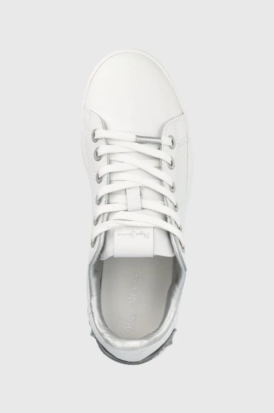 Sneakers Δερμάτινα αθλητικά παπούτσια Pepe Jeans Milton Glam άσπρο 6 Sneakers Δερμάτινα αθλητικά παπούτσια Pepe Jeans Milton Glam άσπρο - Image 4