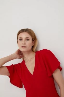 Φορέματα Φόρεμα Pepe Jeans Iria κόκκινο, -Pepe Jeans Sales Store unnamed file 4987