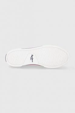 Χαμηλά Πάνινα παπούτσια Pepe Jeans Brady W Basic χρώμα: άσπρο -Pepe Jeans Sales Store unnamed file 5028