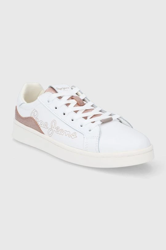 Sneakers Δερμάτινα παπούτσια Pepe Jeans Milton Mix άσπρο 4 Sneakers Δερμάτινα παπούτσια Pepe Jeans Milton Mix άσπρο - Image 2