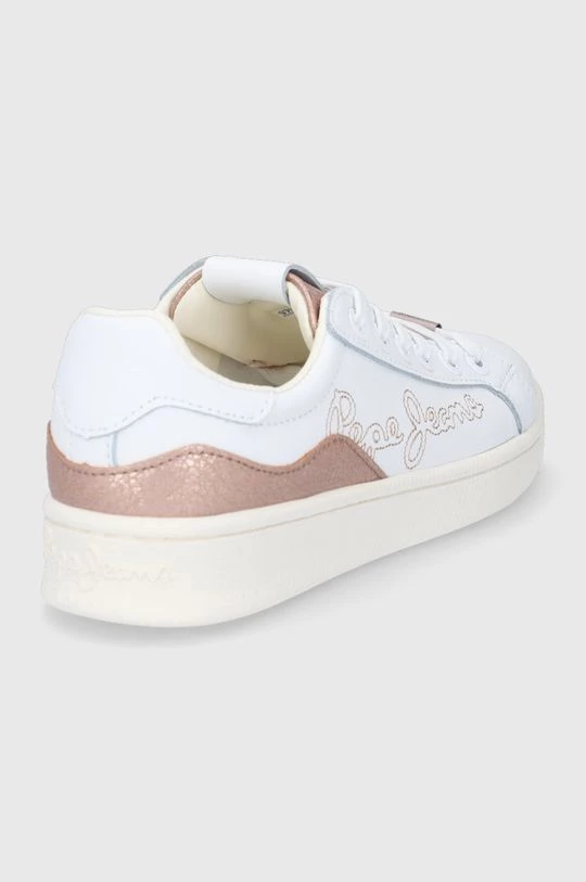 Sneakers Δερμάτινα παπούτσια Pepe Jeans Milton Mix άσπρο 5 Sneakers Δερμάτινα παπούτσια Pepe Jeans Milton Mix άσπρο - Image 3