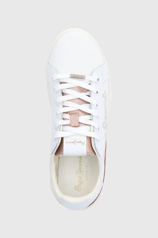 Sneakers Δερμάτινα παπούτσια Pepe Jeans Milton Mix άσπρο 6 Sneakers Δερμάτινα παπούτσια Pepe Jeans Milton Mix άσπρο - Image 4