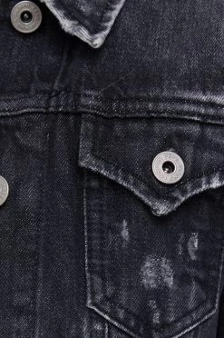 Κοντά μπουφάν Τζιν μπουφάν Pepe Jeans THRIFT χρώμα: γκρι -Pepe Jeans Sales Store unnamed file 5082