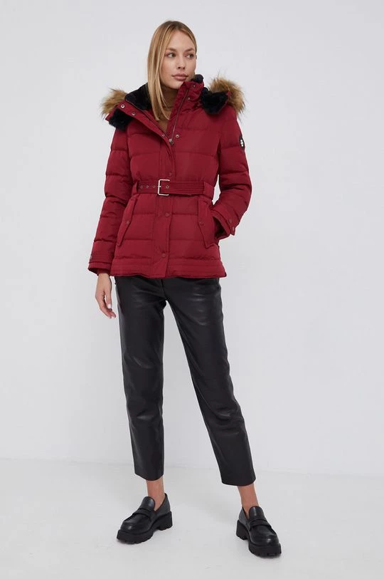 Μακριά μπουφάν Μπουφάν με επένδυση από πούπουλα Pepe Jeans FRIDA χρώμα: κόκκινο 4 Μακριά μπουφάν Μπουφάν με επένδυση από πούπουλα Pepe Jeans FRIDA χρώμα: κόκκινο - Image 2