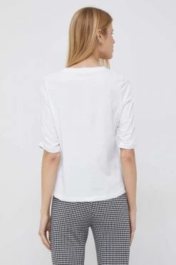 Κοντομάνικο Βαμβακερό μπλουζάκι Pepe Jeans Callie άσπρο -Pepe Jeans Sales Store unnamed file 5228