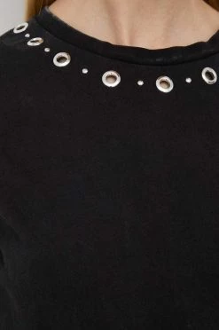 Κοντομάνικο Βαμβακερό μπλουζάκι Pepe Jeans μαύρο -Pepe Jeans Sales Store unnamed file 5235