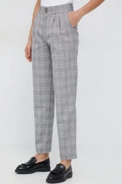 Υφασμάτινα Παντελόνι Pepe Jeans Felicity γκρι