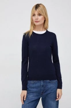 Χωρίς φερμουάρ Μάλλινο πουλόβερ Pepe Jeans χρώμα: ναυτικό μπλε -Pepe Jeans Sales Store unnamed file 5272