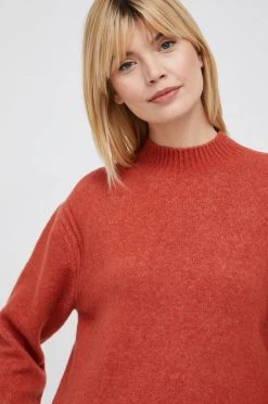 Χωρίς φερμουάρ Πουλόβερ με προσθήκη μαλλιού Pepe Jeans χρώμα: πορτοκαλί