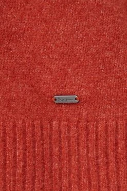 Χωρίς φερμουάρ Πουλόβερ με προσθήκη μαλλιού Pepe Jeans χρώμα: πορτοκαλί -Pepe Jeans Sales Store unnamed file 5301