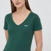 Κοντομάνικο Βαμβακερό μπλουζάκι Pepe Jeans πράσινο -Pepe Jeans Sales Store unnamed file 5302
