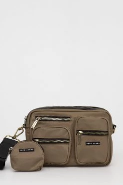 Τσάντες χιαστί Τσάντα Pepe Jeans καφέ