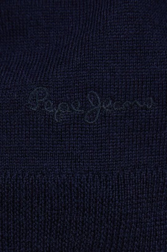 Χωρίς φερμουάρ Μάλλινο πουλόβερ Pepe Jeans χρώμα: ναυτικό μπλε 6 Χωρίς φερμουάρ Μάλλινο πουλόβερ Pepe Jeans χρώμα: ναυτικό μπλε - Image 4