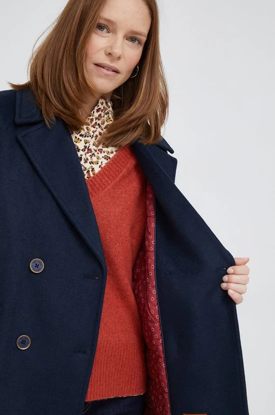 Παλτά Μάλλινο παλτό Pepe Jeans ναυτικό μπλε 8 Παλτά Μάλλινο παλτό Pepe Jeans ναυτικό μπλε - Image 6