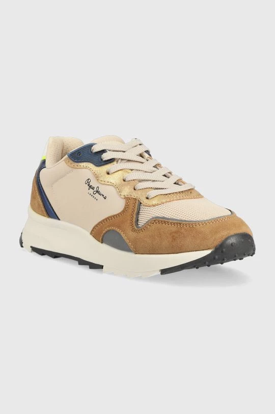 Sneakers Αθλητικά Pepe Jeans Star Basic , χρώμα: καφέ 4 Sneakers Αθλητικά Pepe Jeans Star Basic , χρώμα: καφέ - Image 2