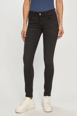 Slim και Skinny Pepe Jeans - Тζιν παντελονι New Brooke μαύρο