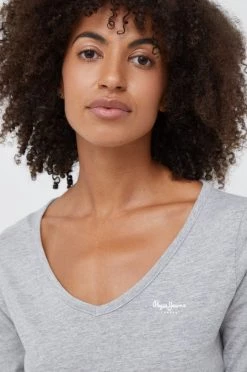 Μακρυμάνικο Longsleeve Pepe Jeans γκρι -Pepe Jeans Sales Store unnamed file 5370