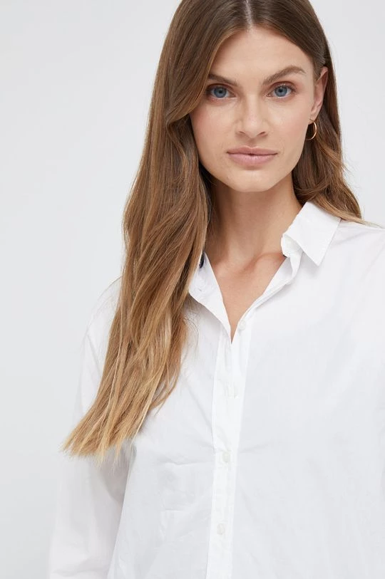 Πουκάμισα Βαμβακερό πουκάμισο Pepe Jeans άσπρο 6 Πουκάμισα Βαμβακερό πουκάμισο Pepe Jeans άσπρο - Image 4