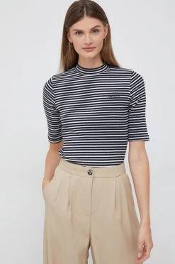 Κοντομάνικο Μπλουζάκι Pepe Jeans μαύρο