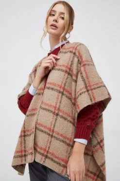 Πόντσο Pepe Jeans μπεζ