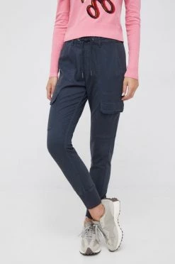 Υφασμάτινα Παντελόνι Pepe Jeans γκρι